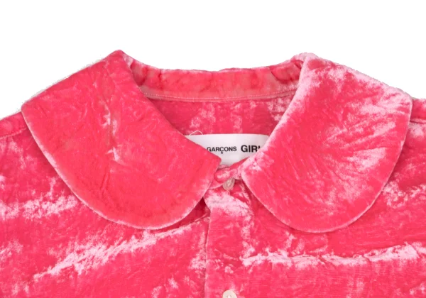 COMME des GARCONS GIRL Velour Round Collar Blouse K-169822_004
