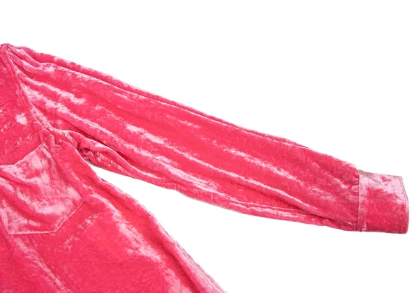 COMME des GARCONS GIRL Velour Round Collar Blouse K-169822_007