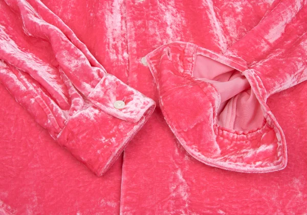 COMME des GARCONS GIRL Velour Round Collar Blouse K-169822_008