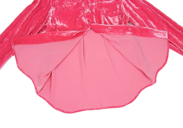 COMME des GARCONS GIRL Velour Round Collar Blouse K-169822_010