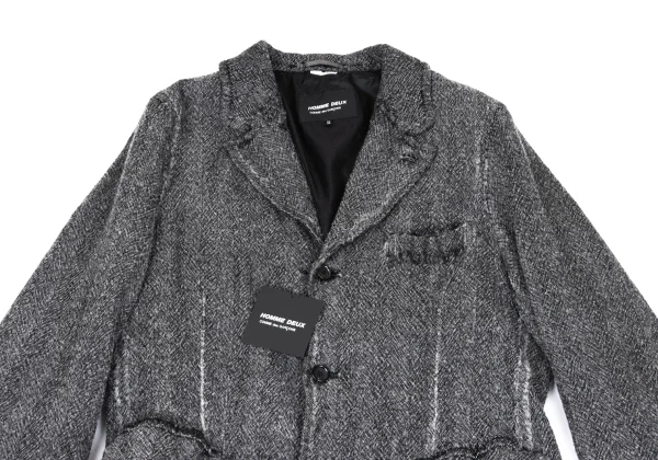 COMME des GARCONS HOMME DEUX Product Processed Wool Chester Coat K-169829_002