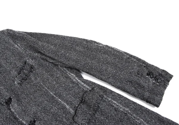 COMME des GARCONS HOMME DEUX Product Processed Wool Chester Coat K-169829_009