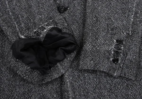 COMME des GARCONS HOMME DEUX Product Processed Wool Chester Coat K-169829_010