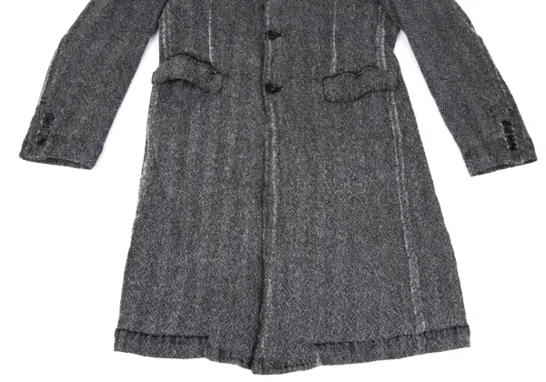 COMME des GARCONS HOMME DEUX Product Processed Wool Chester Coat K-169829_012