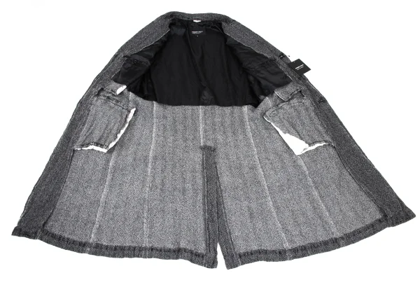 COMME des GARCONS HOMME DEUX Product Processed Wool Chester Coat K-169829_014
