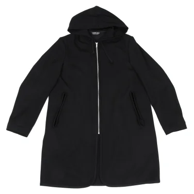 COMME des GARCONS HOMME DEUX Wool Hoodie Zip Coat