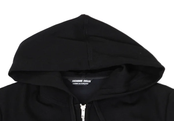 COMME des GARCONS HOMME DEUX Wool Hoodie Zip Coat K-169830_003