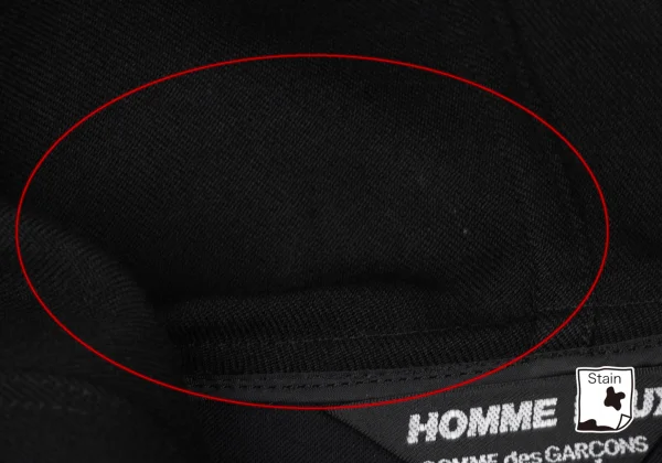 COMME des GARCONS HOMME DEUX Wool Hoodie Zip Coat K-169830_006