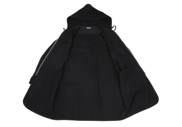 COMME des GARCONS HOMME DEUX Wool Hoodie Zip Coat K-169830_011