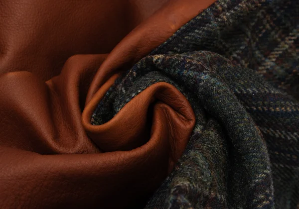 JUNYA WATANABE MAN×FILSON Leather Switching Wool Tweed Padded Shirt Jacket K-169833_017