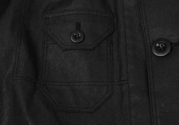 JUNYA WATANABE MAN Leather Patch Switching Coated Cotton Coat K-169834_005