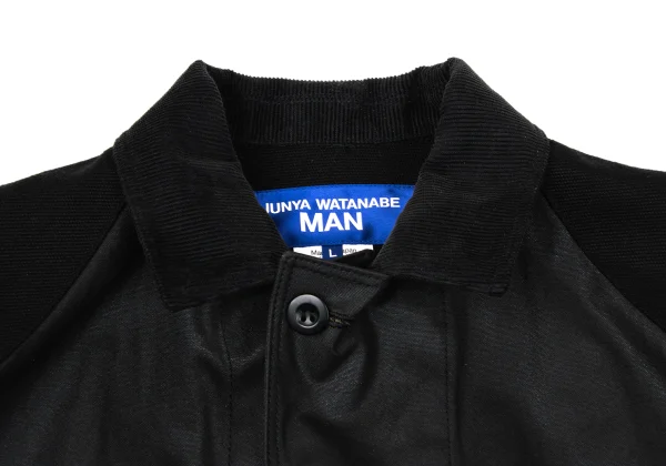 JUNYA WATANABE MAN Leather Patch Switching Coated Cotton Coat K-169834_006
