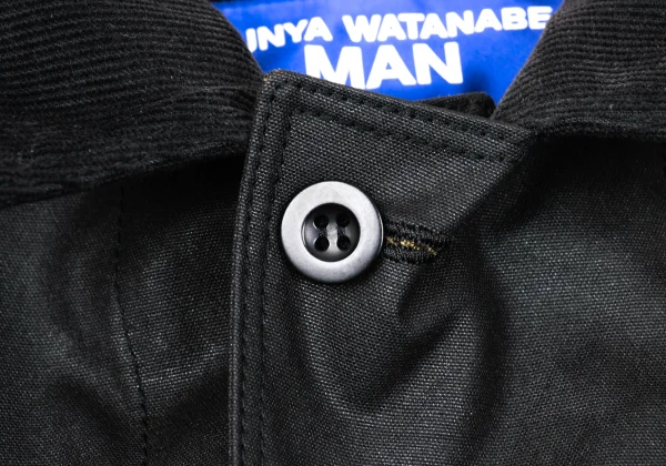 JUNYA WATANABE MAN Leather Patch Switching Coated Cotton Coat K-169834_007