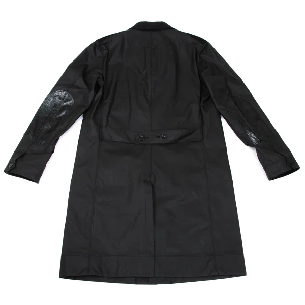 JUNYA WATANABE MAN Leather Patch Switching Coated Cotton Coat K-169834_013
