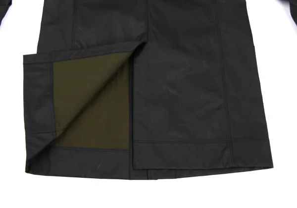 JUNYA WATANABE MAN Leather Patch Switching Coated Cotton Coat K-169834_016