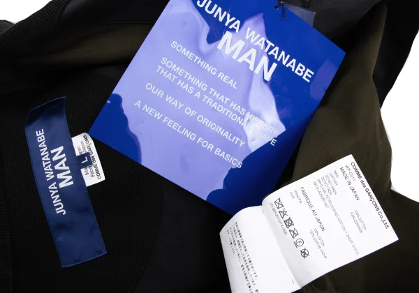 JUNYA WATANABE MAN Leather Patch Switching Coated Cotton Coat K-169834_018