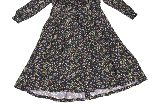 JUNYA WATANABE Floral Print Layered Switching Shirt Dress K-169836_009