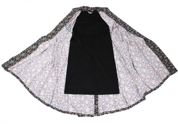 JUNYA WATANABE Floral Print Layered Switching Shirt Dress K-169836_010