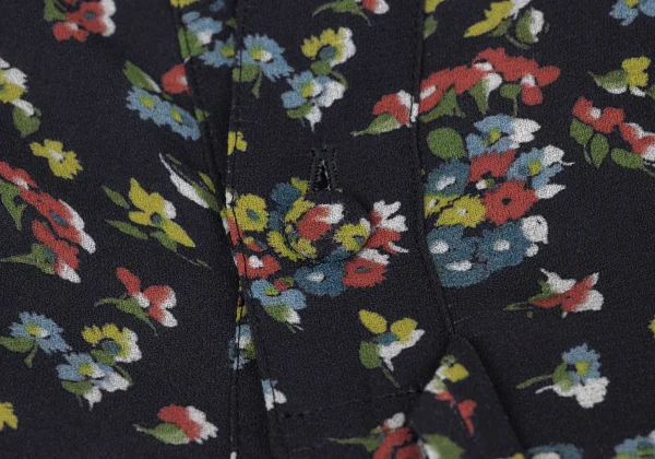 JUNYA WATANABE Floral Print Layered Switching Shirt Dress K-169836_015