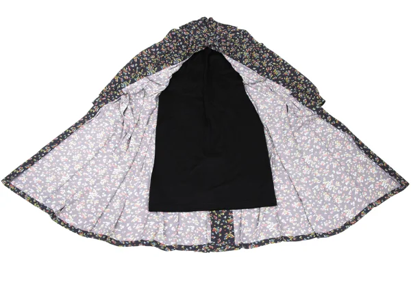 JUNYA WATANABE Floral Print Layered Switching Shirt Dress K-169836_017