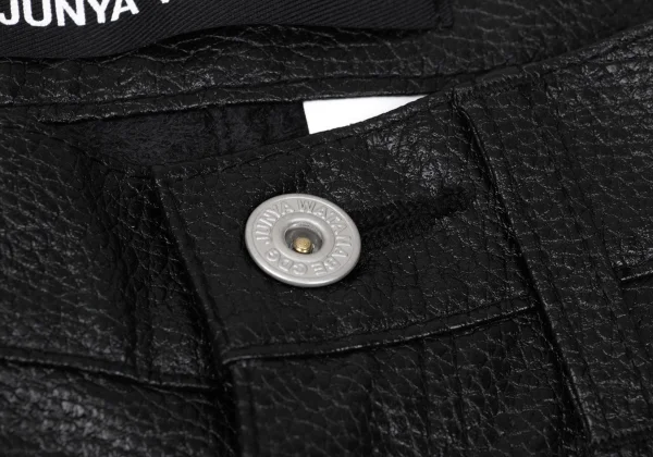 JUNYA WATANABE Embossed Synthetic Leather Flare Pants K-169837_003