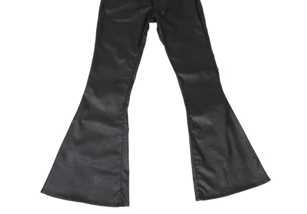 JUNYA WATANABE Embossed Synthetic Leather Flare Pants K-169837_006
