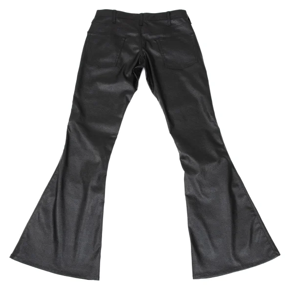 JUNYA WATANABE Embossed Synthetic Leather Flare Pants K-169837_008