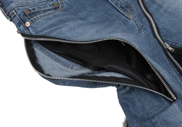 JUNYA WATANABE×Levi's Fur Zipper Switching Denim Skirt K-169839_006