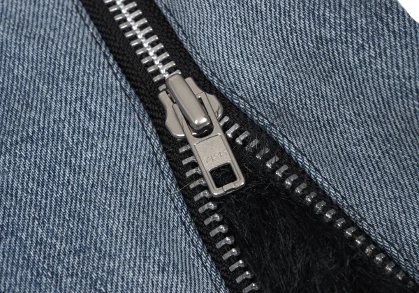 JUNYA WATANABE×Levi's Fur Zipper Switching Denim Skirt K-169839_009