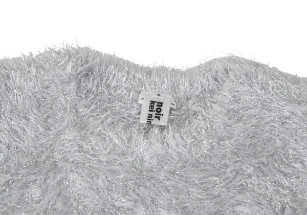 noir kei ninomiya Glitter Cropped Shaggy Knit Sweater K-169841_003