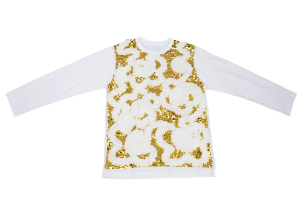 tao Frilled Sequin Embroidered T Shirt K-169842_002