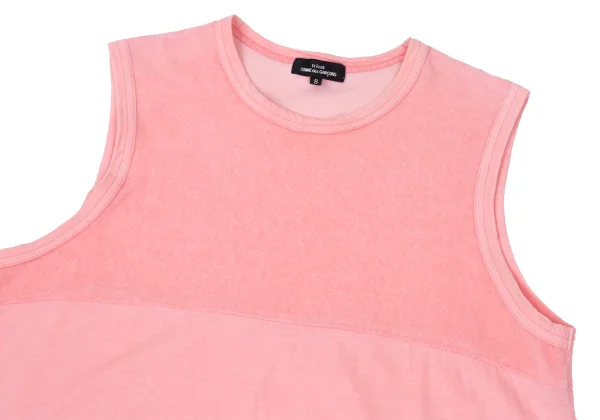 tricot COMME des GARCONS Pile Switching Frilled Hem Flare Blouse K-169843_003