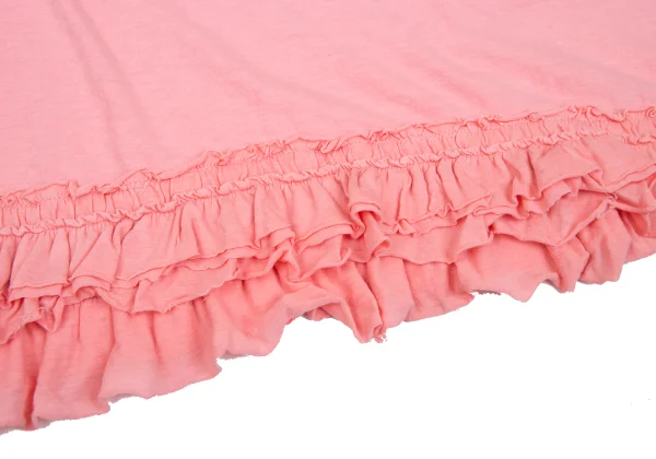 tricot COMME des GARCONS Pile Switching Frilled Hem Flare Blouse K-169843_012