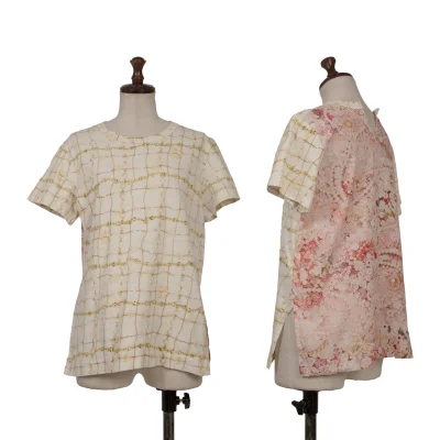 tricot COMME des GARCONS tricot Special Bead Transfer Print T Shirt