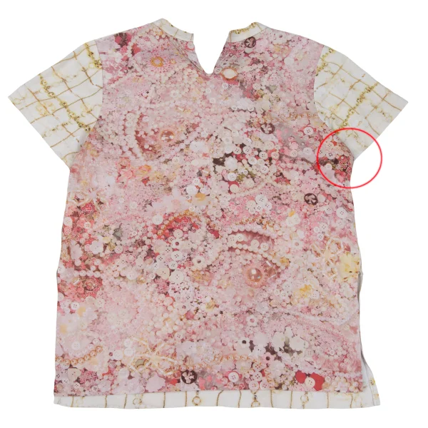 tricot COMME des GARCONS tricot Special Bead Transfer Print T Shirt K-169846_011