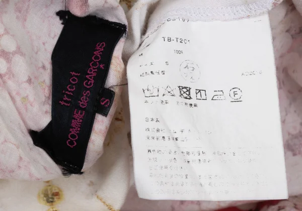 tricot COMME des GARCONS tricot Special Bead Transfer Print T Shirt K-169846_017