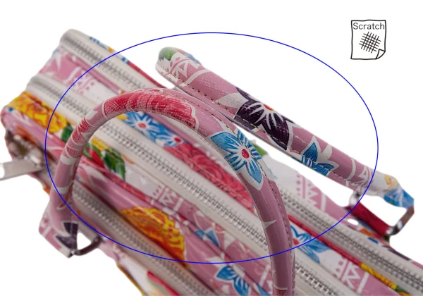 COMME des GARCONS GIRL Floral Printed PVC Bag K-169847_014