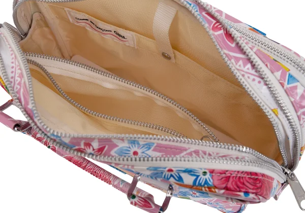 COMME des GARCONS GIRL Floral Printed PVC Bag K-169847_017