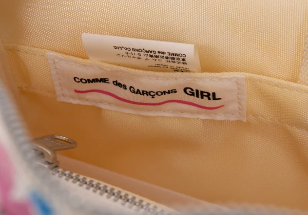 COMME des GARCONS GIRL Floral Printed PVC Bag K-169847_019