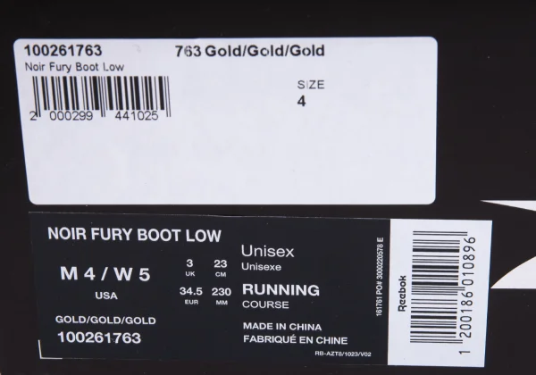 noir kei ninomiya x Reebok INSTAPUMP FURY Metallic Sneakers K-169848_015