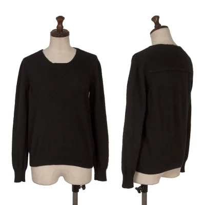 ンtricot COMME des GARCONS Cashmere Blend Wool Angora Back-tuck Knit