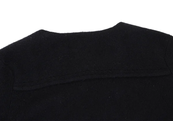 ンtricot COMME des GARCONS Cashmere Blend Wool Angora Back-tuck Knit K-169849_012