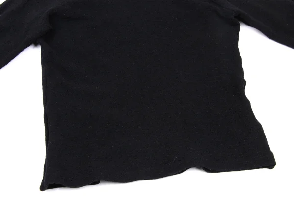 Y's Cutting Neck High-neck Wool Knit K-169850_010