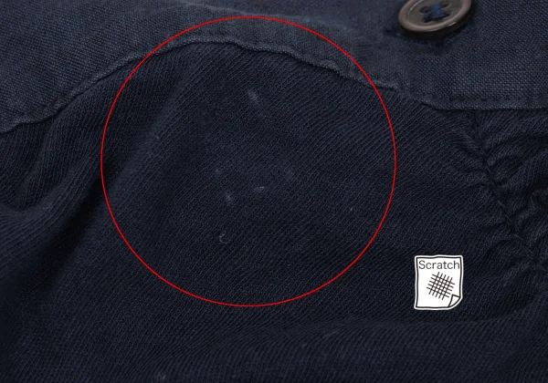 REGULATION yohji yamamoto Gather Neck Shoulder Button Top K-169851_004