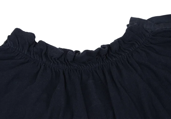 REGULATION yohji yamamoto Gather Neck Shoulder Button Top K-169851_015