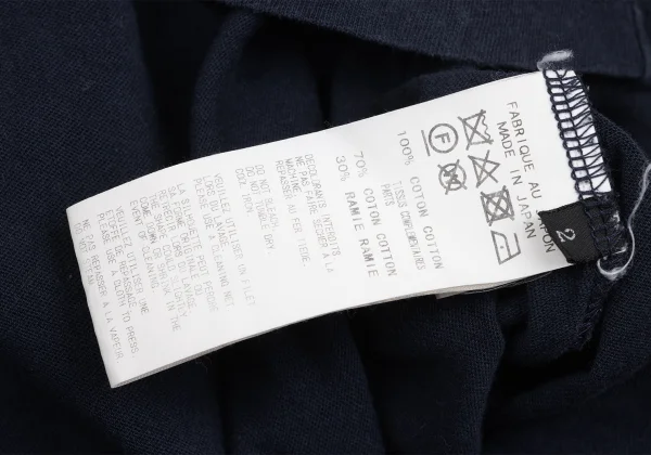 REGULATION yohji yamamoto Gather Neck Shoulder Button Top K-169851_017