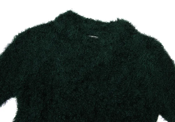 Yohji Yamamoto FEMME Rayon Mock Neck Shaggy Knit K-169852_003