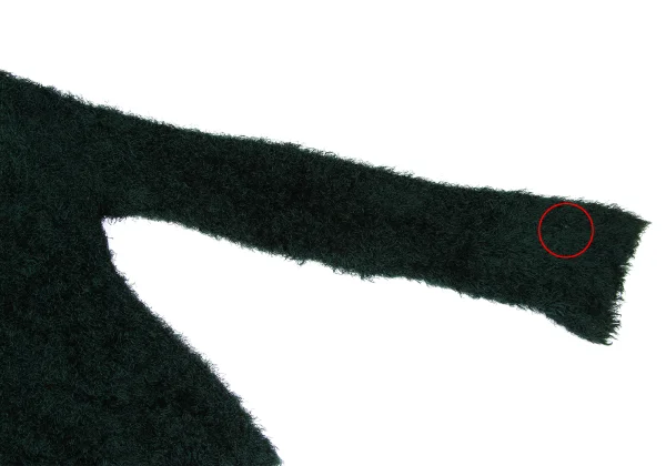 Yohji Yamamoto FEMME Rayon Mock Neck Shaggy Knit K-169852_005