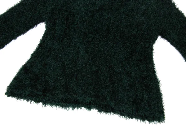 Yohji Yamamoto FEMME Rayon Mock Neck Shaggy Knit K-169852_007
