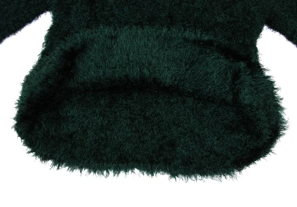 Yohji Yamamoto FEMME Rayon Mock Neck Shaggy Knit K-169852_008